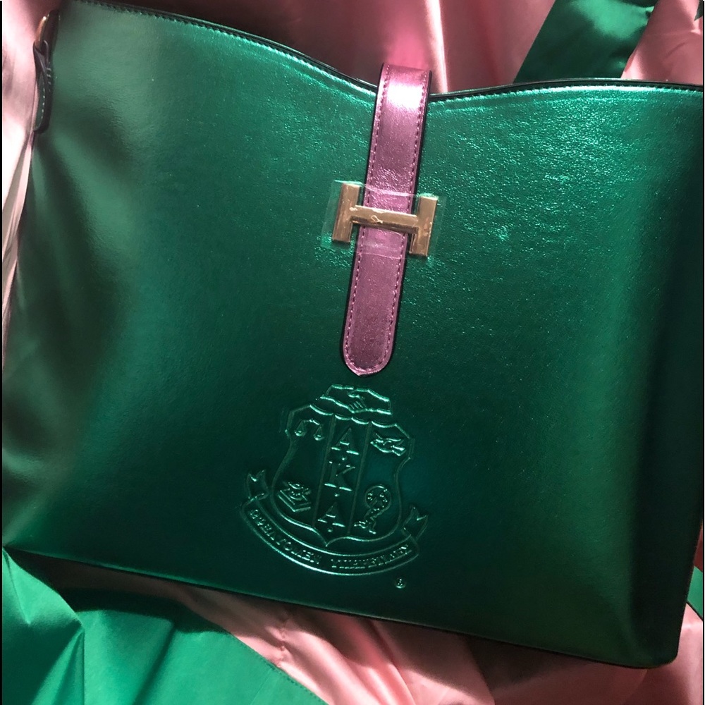 Green Metallic Purse